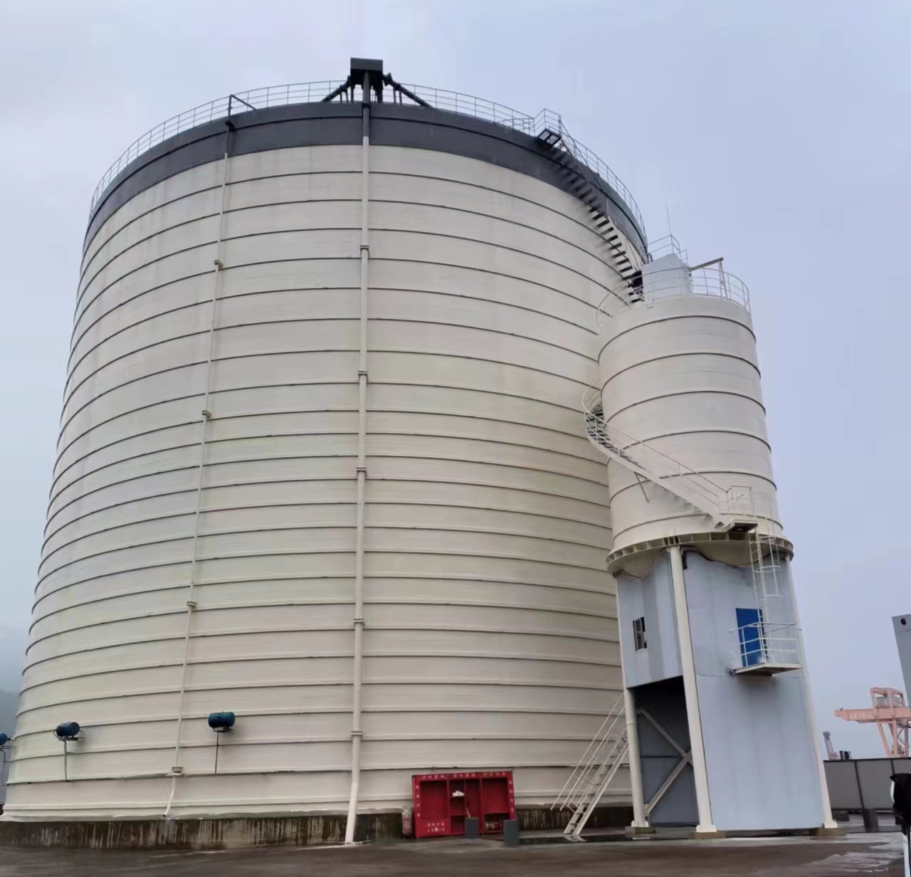 杭锦10万吨水泥钢板库